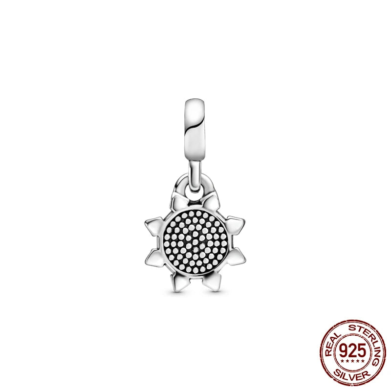 925 Silver 👁️ Eye Medallion Pendant | Pandora Fit DIY Connector Charm