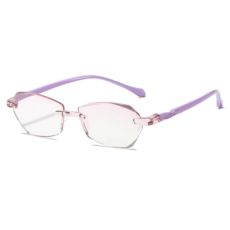 New Diamond Cut High Definition Reading Glasses – Men & Women Far-Sighted Hyperopia Eyewear | Classic Rimless Presbyopia Eyeglasses