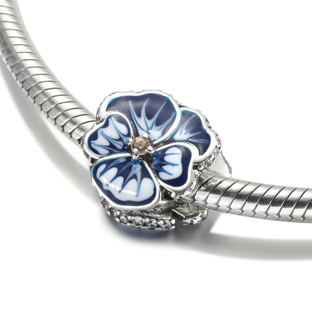 925 Sterling Silver Graduation Heart Charm Bead 2023 2024 | Openwork Swirling Bead for Women Bracelet Gift