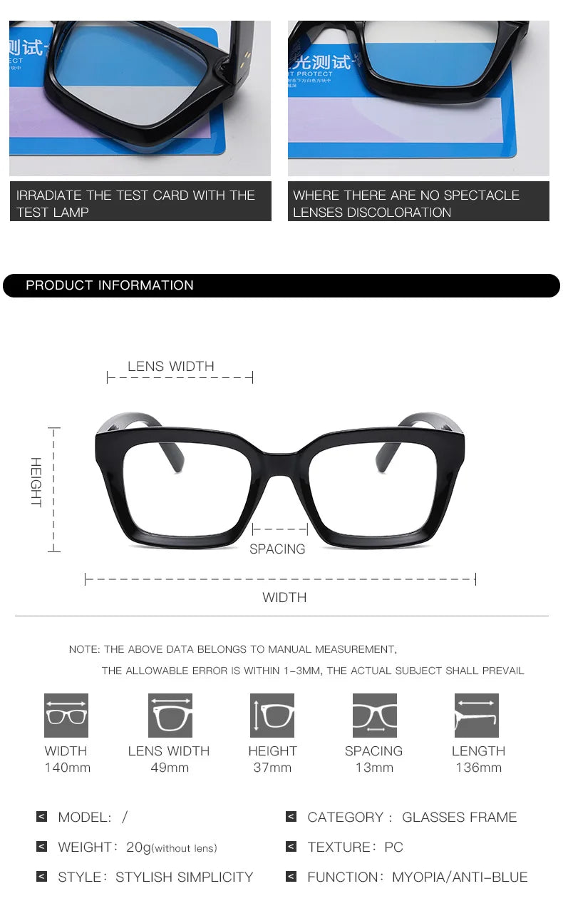 Fashion Reading Glasses for Women 2023 – New Square Anti Blue Light Presbyopia Eyeglasses | Vintage Computer Optical Eyewear +1.0 to +3.5