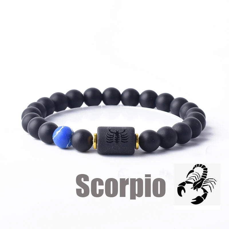 Zodiac Sign Bracelet for Men & Women | 12 Constellation Bangles | Gemini, Virgo, Leo, Libra Friendship Gift