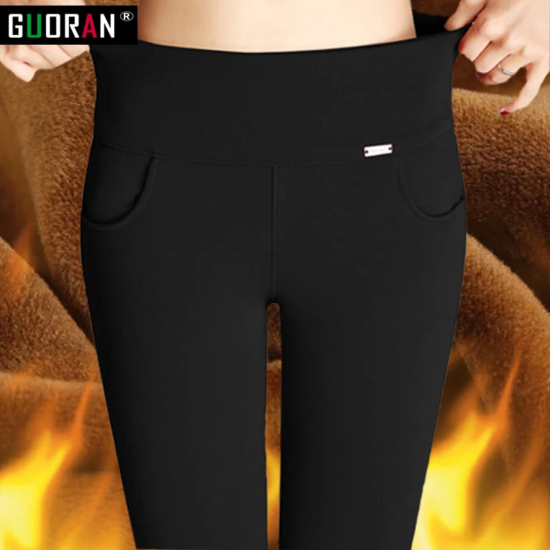 2022 Winter Women Pencil Pants – Candy Color High Elastic Skinny Leggings | Female Trousers S-6XL