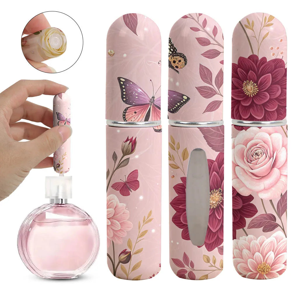 5ML New Mini Perfume Atomizer – Travel Portable Spray Bottle | Cosmetic Pump Dispenser & Fragrance Storage