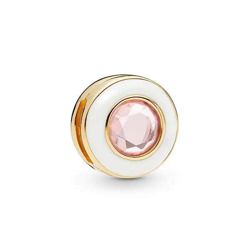 925 Sterling Silver Butterfly Daisy Moon Flat Light Clip | Fit European Original Bracelet DIY Women’s Exquisite Jewelry