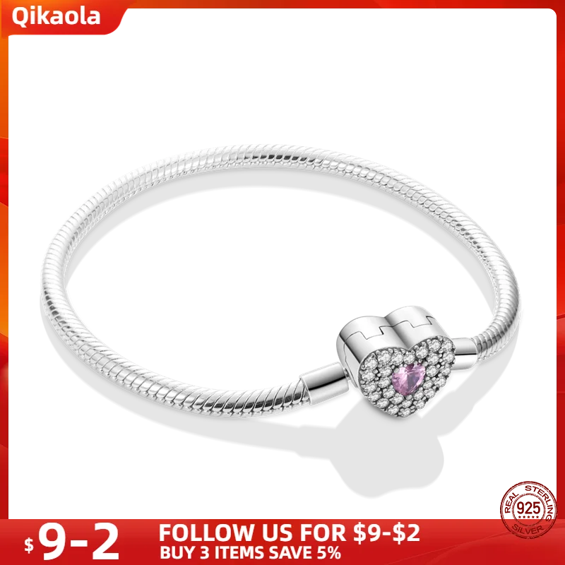 S925 Sterling Silver Snake Bone Chain Bracelet | Pandora Fit DIY Jewelry
