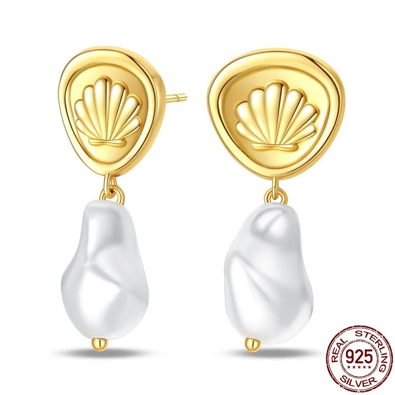 Luxury 925 Sterling Silver Ocean Mermaid Earrings | Pave CZ Fine Jewelry for Women