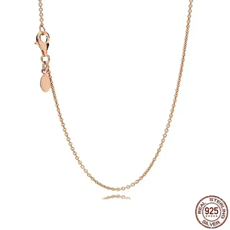 925 Sterling Silver Dazzling Round Bow Heart Necklace | Simple Elegant Charm Jewelry Gift for Women