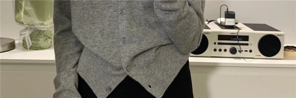 Elegant Knitted Open Cardigan for Women | Slim Fit V-Neck Korean Style Sweater 2025