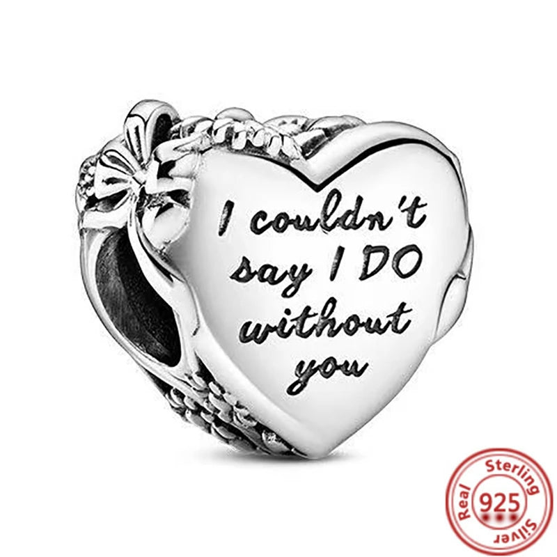 925 Sterling Silver Heart-Shaped Moon Rose Beads Charm | Classic Random Blind Bag | Affordable DIY Bracelet Jewelry Gift