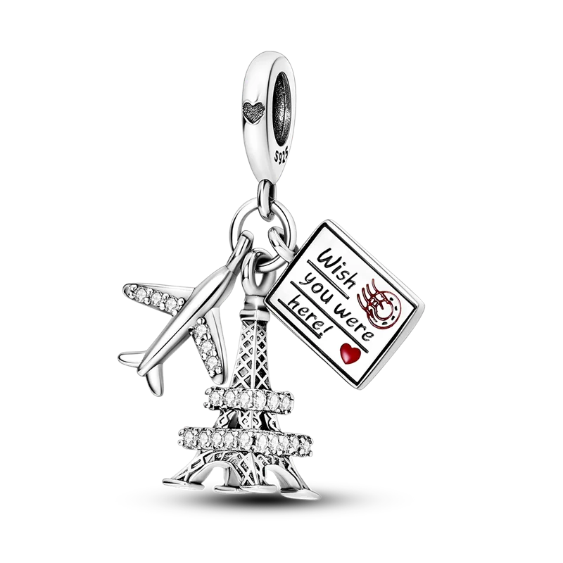 925 Sterling Silver Love Football Cup Charm Beads – Sport, Beer & Travel Pendants Fit Original Pandora Bracelet & Necklace