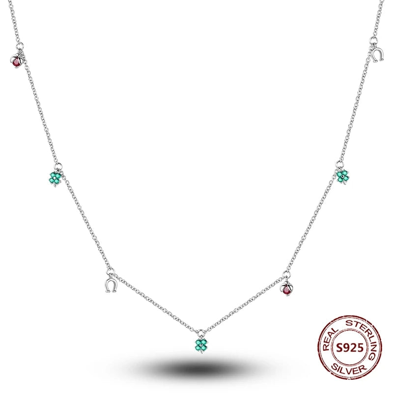 Heart to Heart Necklace 925 Sterling Silver Love Pendant Chain for Women – Wedding & Engagement Fine Jewelry