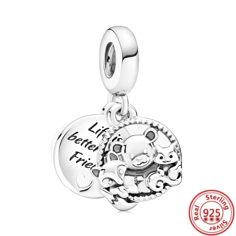 2025 Classic 925 Sterling Silver Aircraft Whistle Gear Charms | Fit Original Bracelet DIY Jewelry Birthday Gift