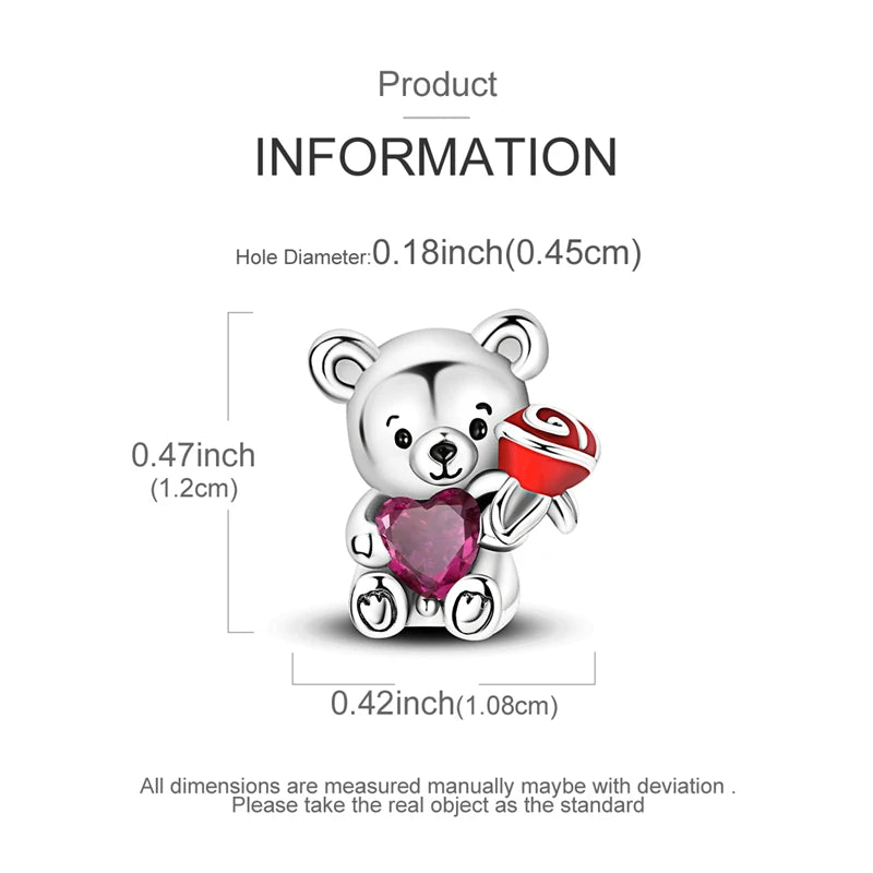 925 Sterling Silver Cute Cat Charm Beads | Paw Print Pendant for Original DIY Bracelets & Women’s Jewelry Gift