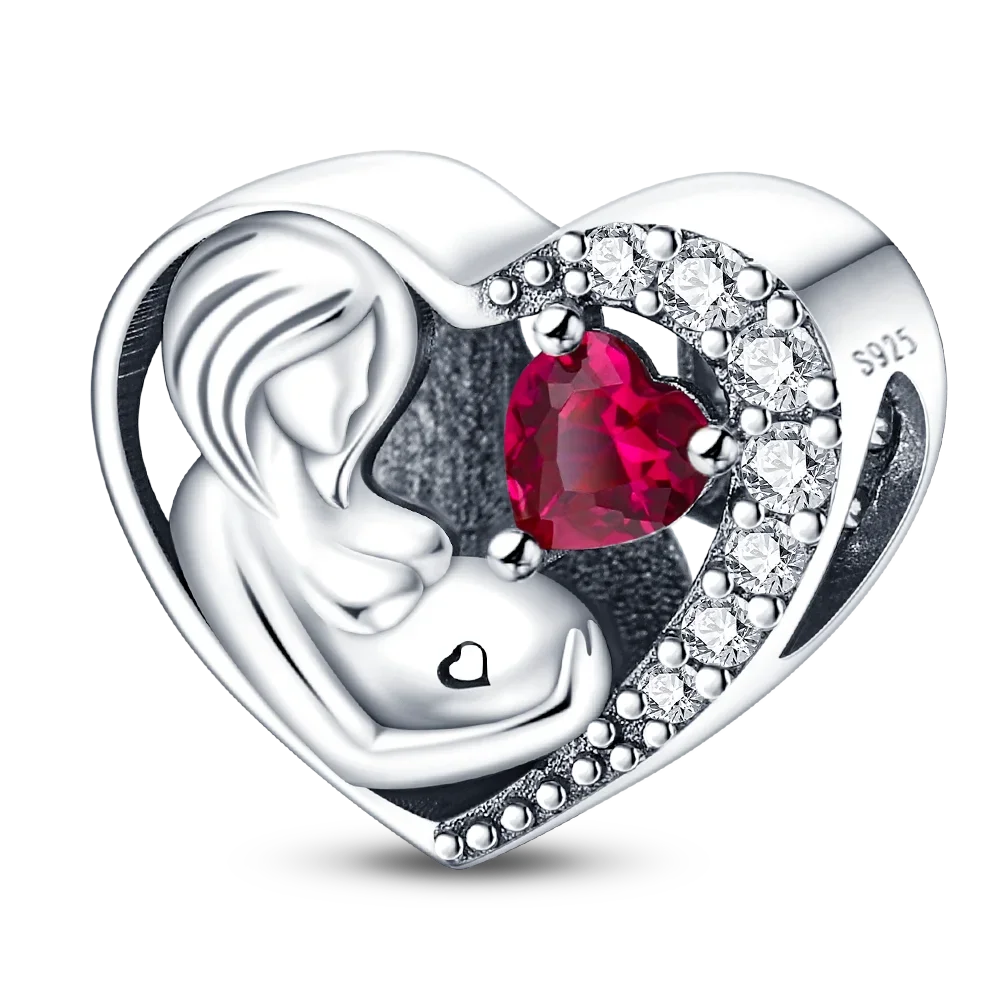 925 Sterling Silver Blue Moon Plane Space Series Glass Beads Clip Charm for Bracelet