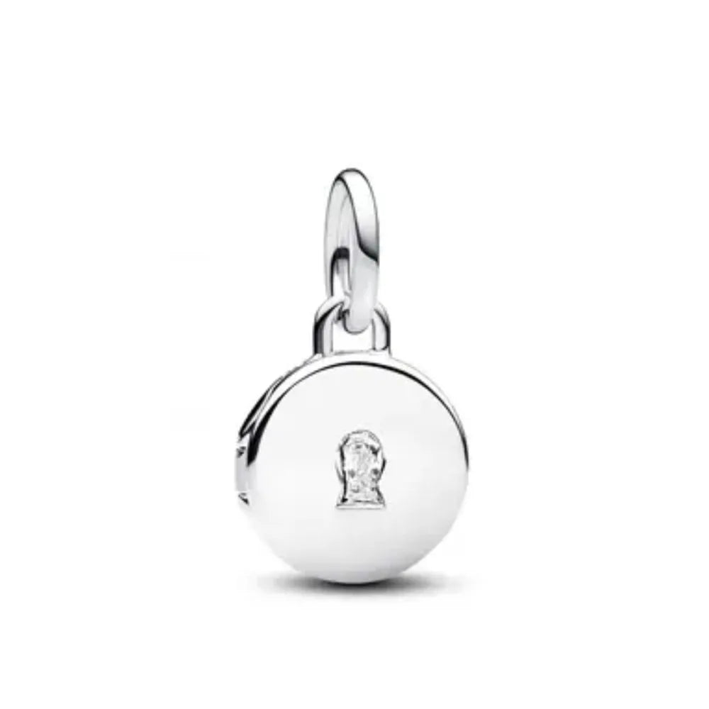 2025 New S925 Silver Spring Ball Bear Cross Pendant – DIY Bracelet Charm for Women