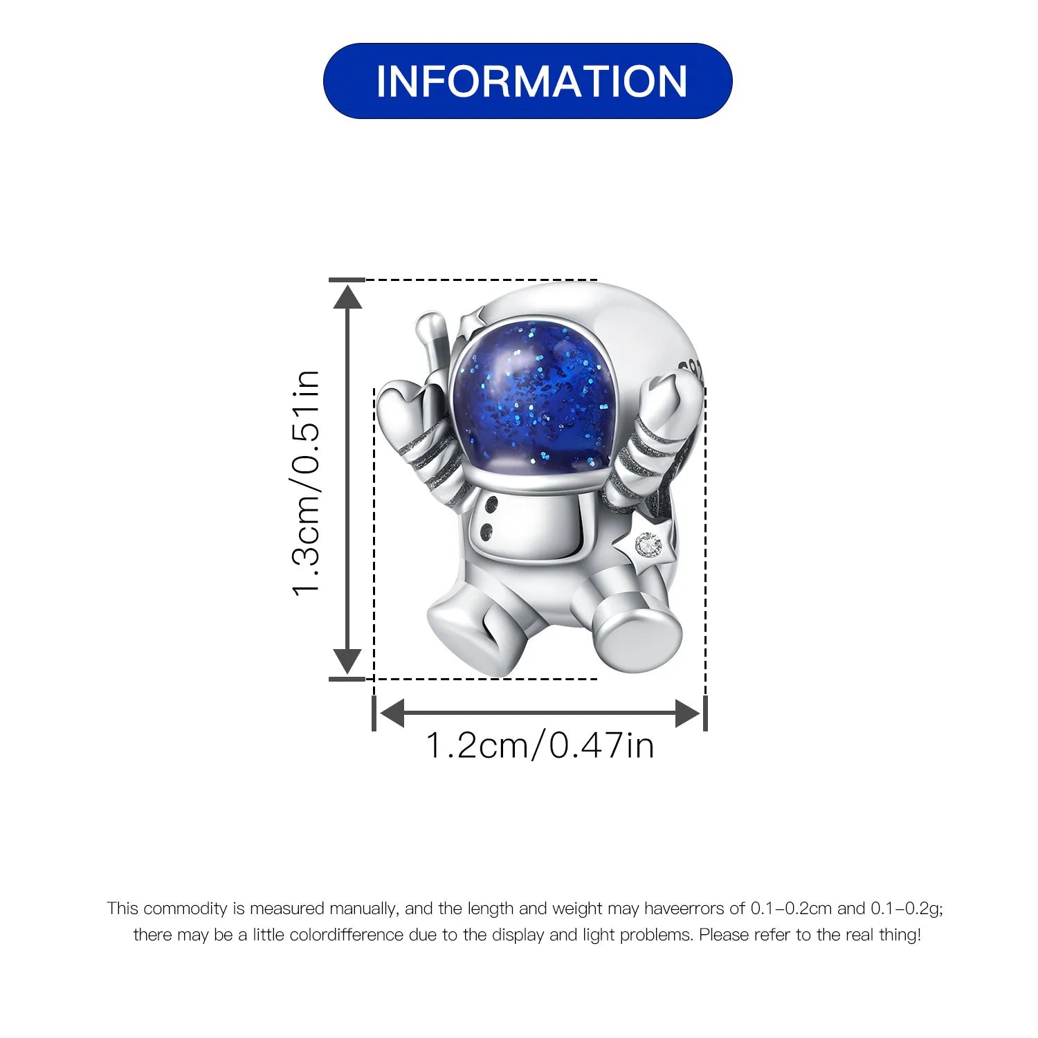 Orstarry 925 Sterling Silver Cartoon Nurse Charm Bead | Cute DIY Bracelet Jewelry Gift for Women