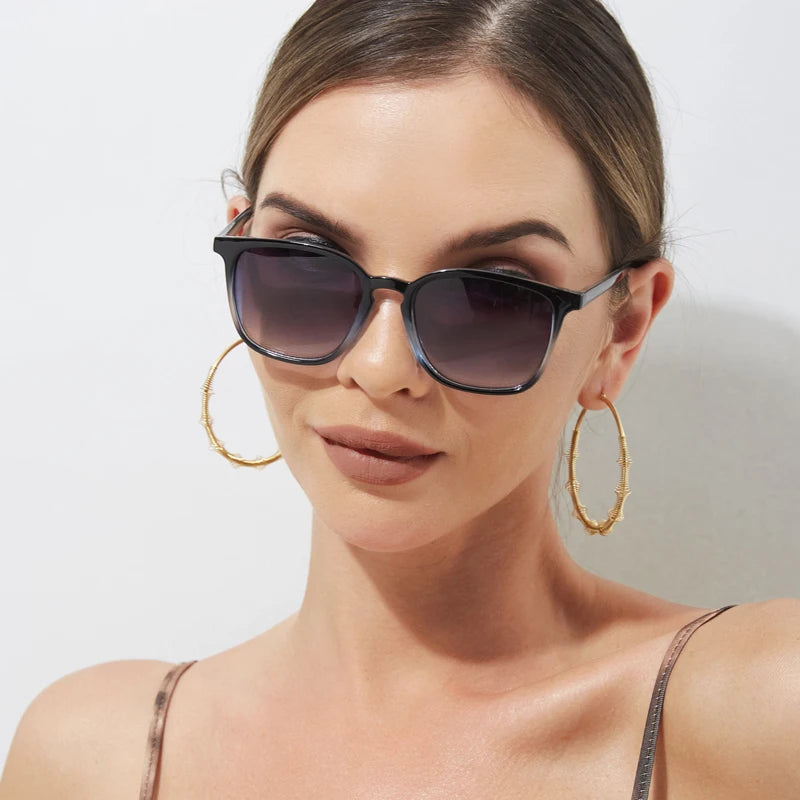Fashion Small Square Sunglasses – Men & Women Colorful Frame Y2K Retro Gradient Sun Glasses | Hip Hop Shades UV400