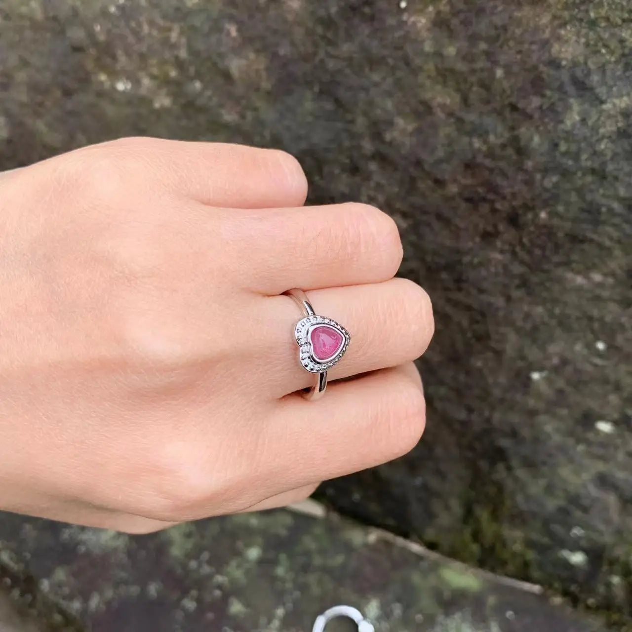 New Arrival Natural Tourmaline Stone Ring – Elegant Copper Jewelry Gift for Women