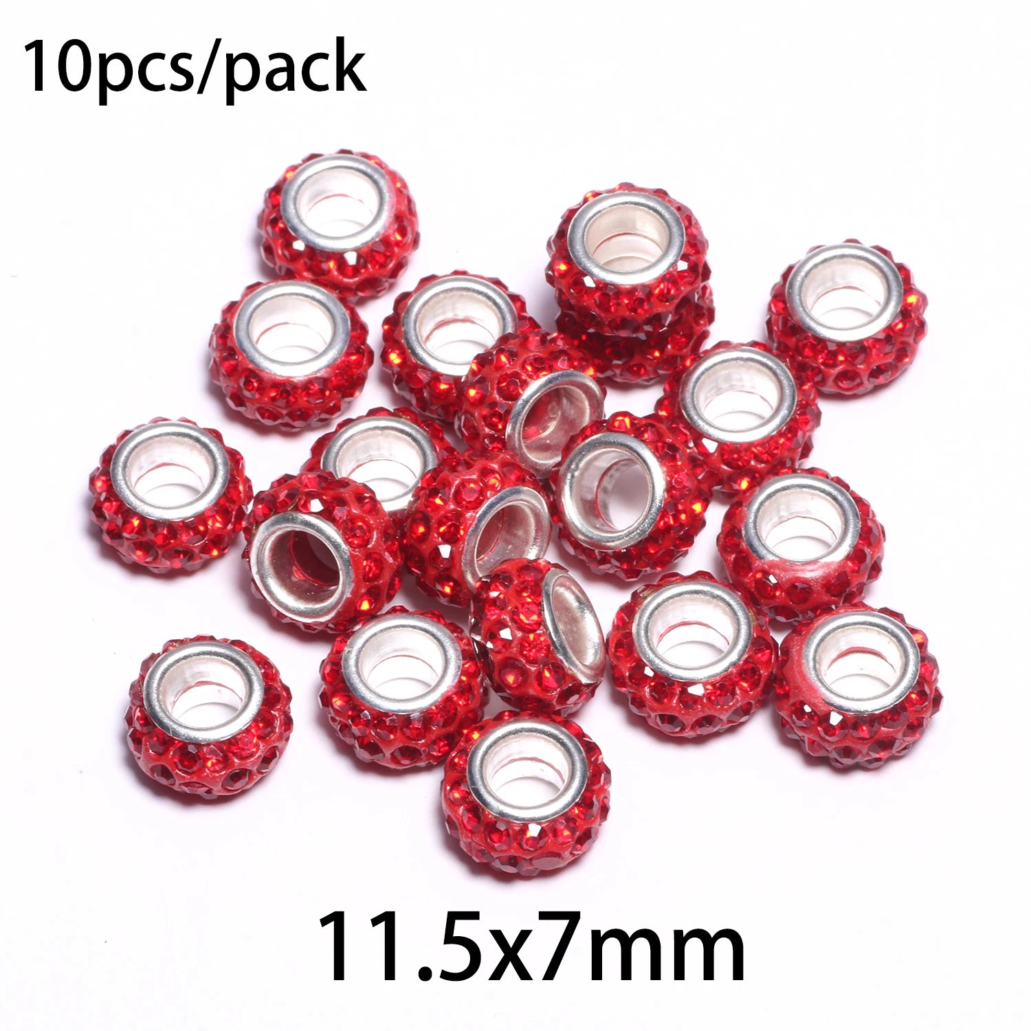 Silicone Spacer Stopper Clip Beads | Murano Crystal Charms | Fit Original Pandora Bracelet & Necklace | DIY Jewelry Making