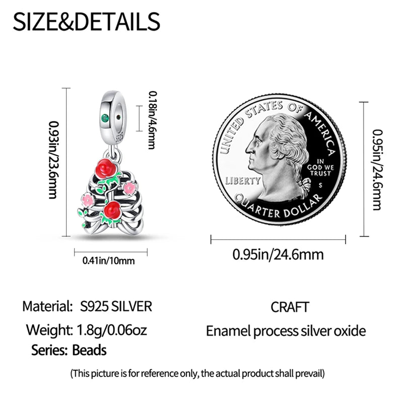 PANPOKI 925 Sterling Silver Little Devil Charm Beads | Fit Original Bracelet Pendant DIY Trendy Women Jewelry Gift