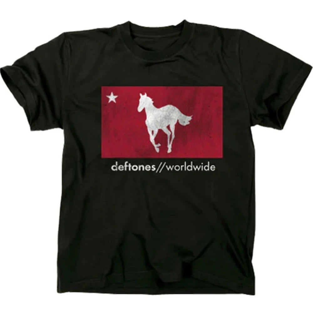 2025 Deftones Singer Band T-Shirt for Men & Women – Hip Hop Rock Short Sleeve Summer Tee 🎸🔥