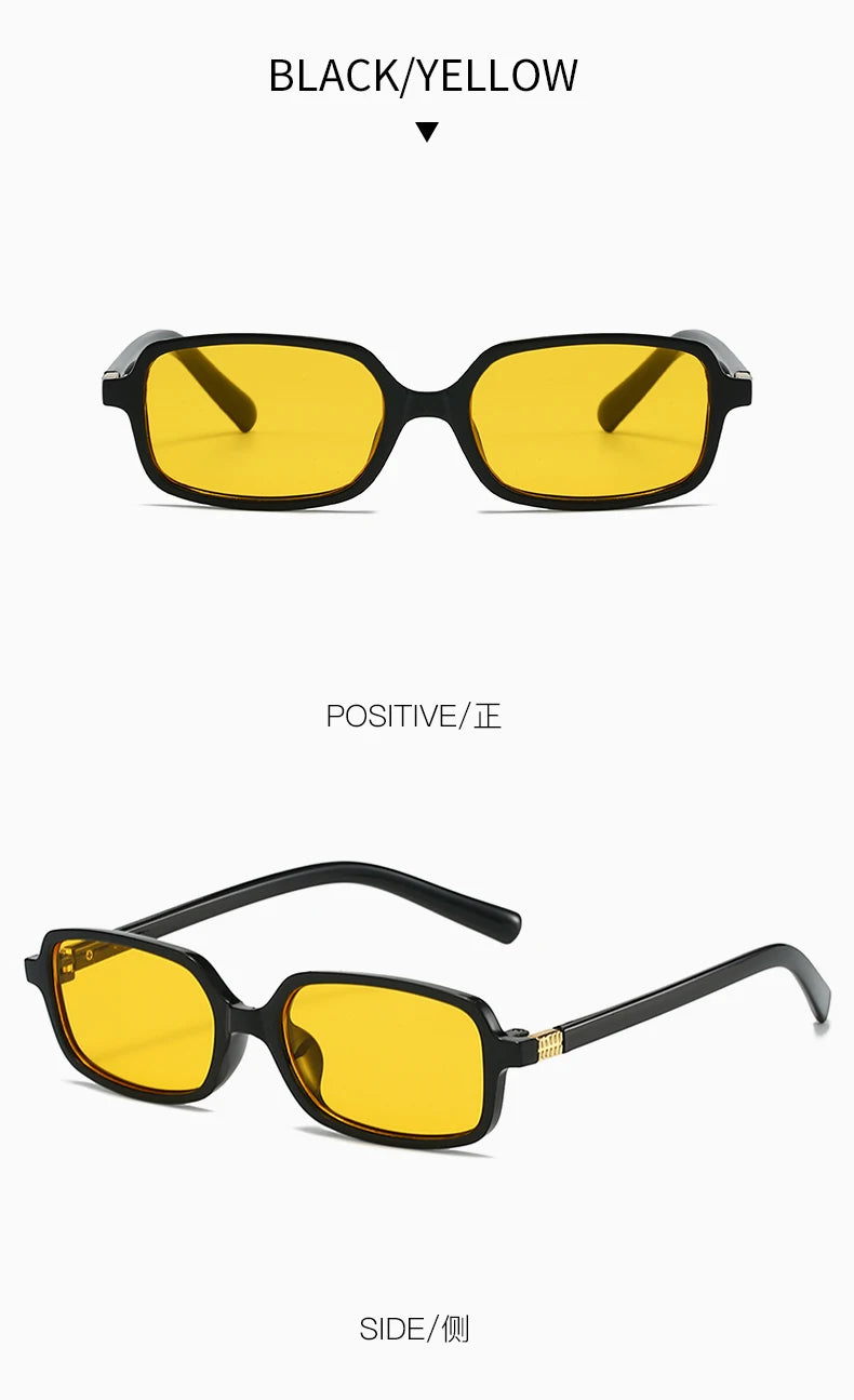 Sexy Small Rectangle Women’s Sunglasses 2025 – Leopard Brown Retro Hot Sun Glasses | Colorful Fashion Eyewear