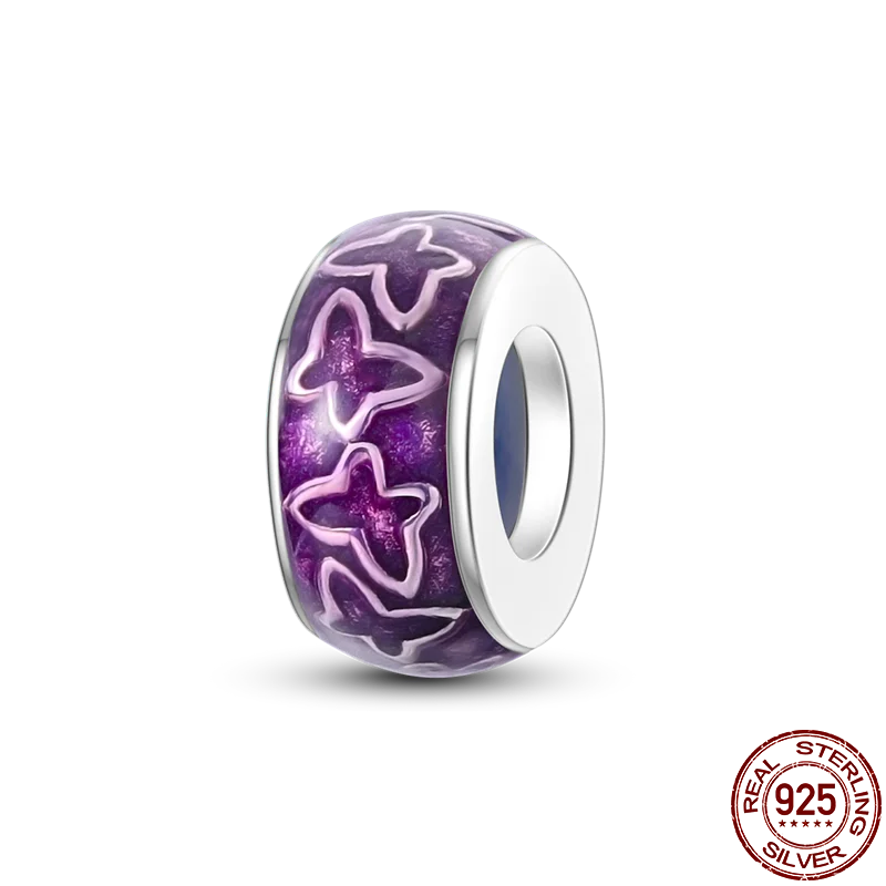 925 Sterling Silver Silicone Spacer Beads & Safety Chain | Clasp Charms Fit Original Pandora 3mm Bracelet – Women’s Jewelry