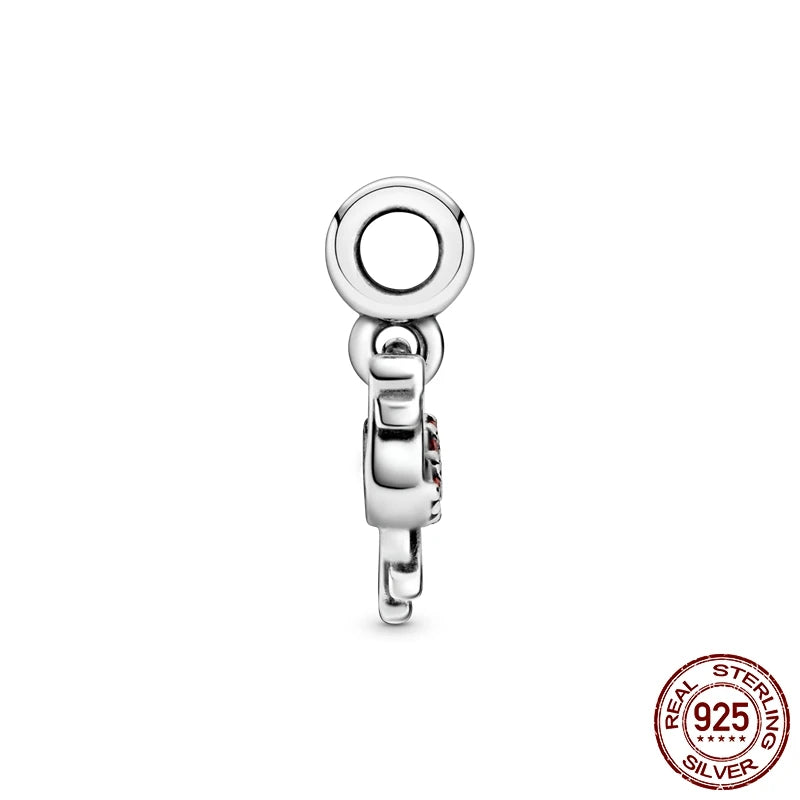925 Silver 👁️ Eye Medallion Pendant | Pandora Fit DIY Connector Charm