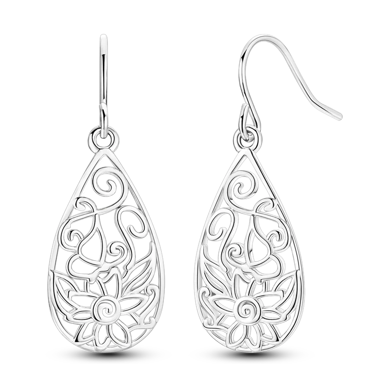 925 Sterling Silver Luminous Firefly Earrings | Original Design Pendant Earrings for Women – Luxury Wedding & Anniversary Jewelry Gift