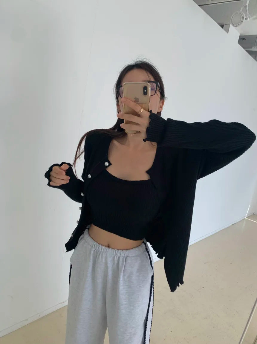 Chic Autumn Winter Loose Casual Pants – Color Block Side Stripe Floral Women Sweatpants Long Trousers