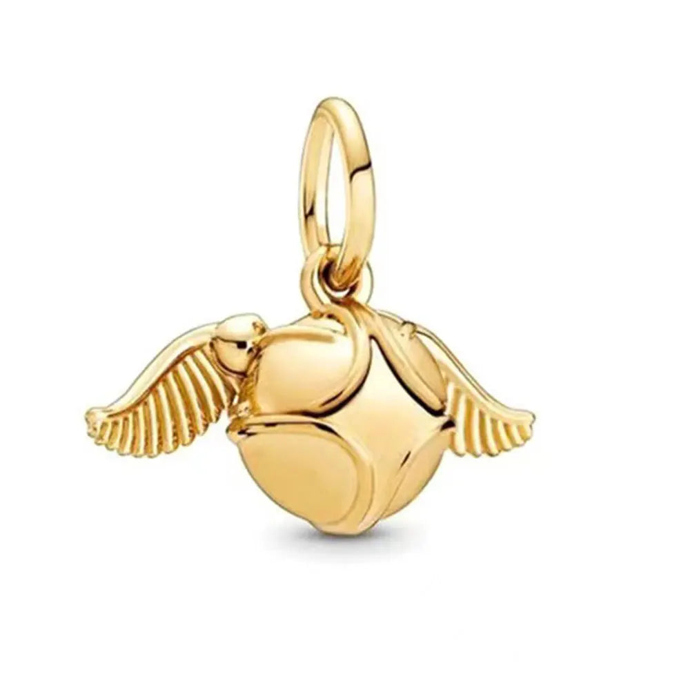 925 Sterling Silver Harry Potter Disney Charm Beads | Fits Pandora Bracelet Keychain | Fashion Jewelry Gift for Women