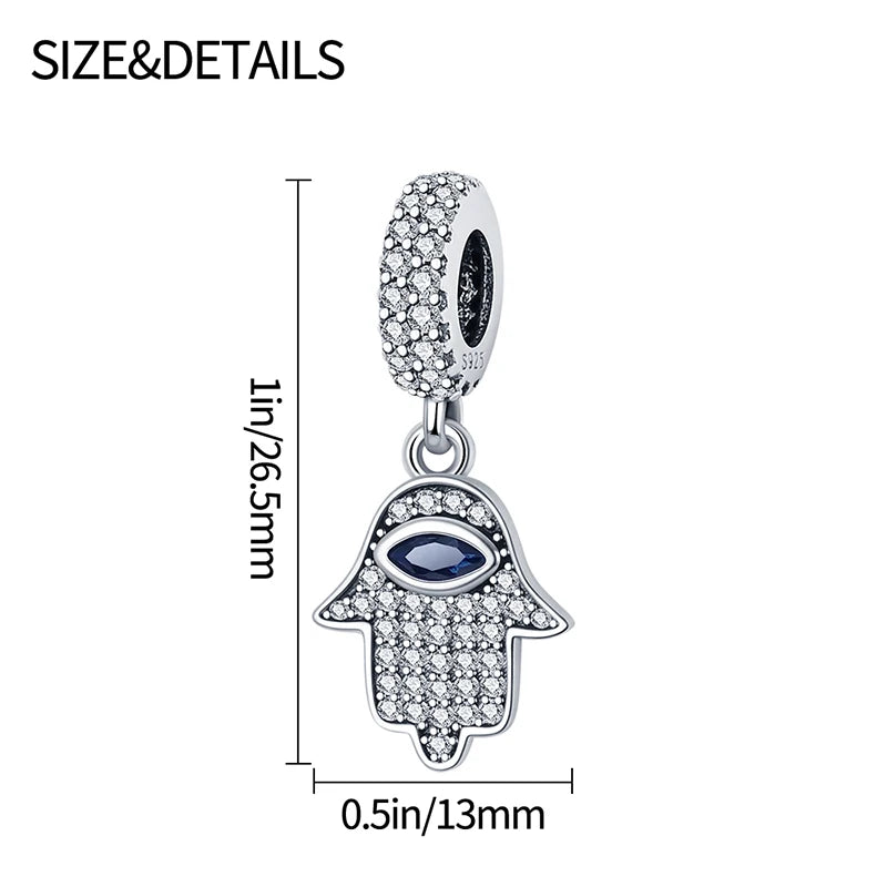925 Sterling Silver Jesus Religious Symbol Charm Bead | Faith Pendant for Original Bracelet DIY Jewelry Gift