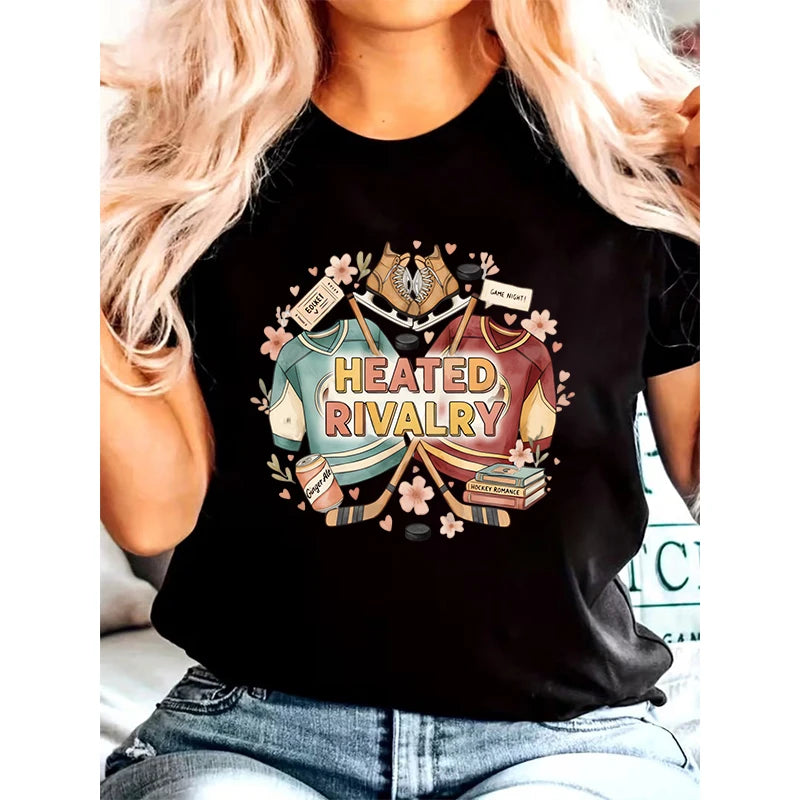 Unisex Vintage Graphic T-Shirt – Crew Neck Short Sleeve Casual Tee for Women & Men 👕🔥