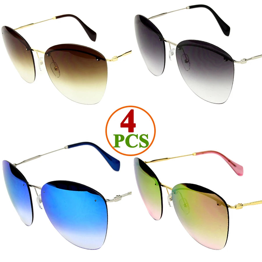 2025 Rimless Oval Sunglasses 🕶️ UV400 Luxury Unisex Outdoor Eyewear