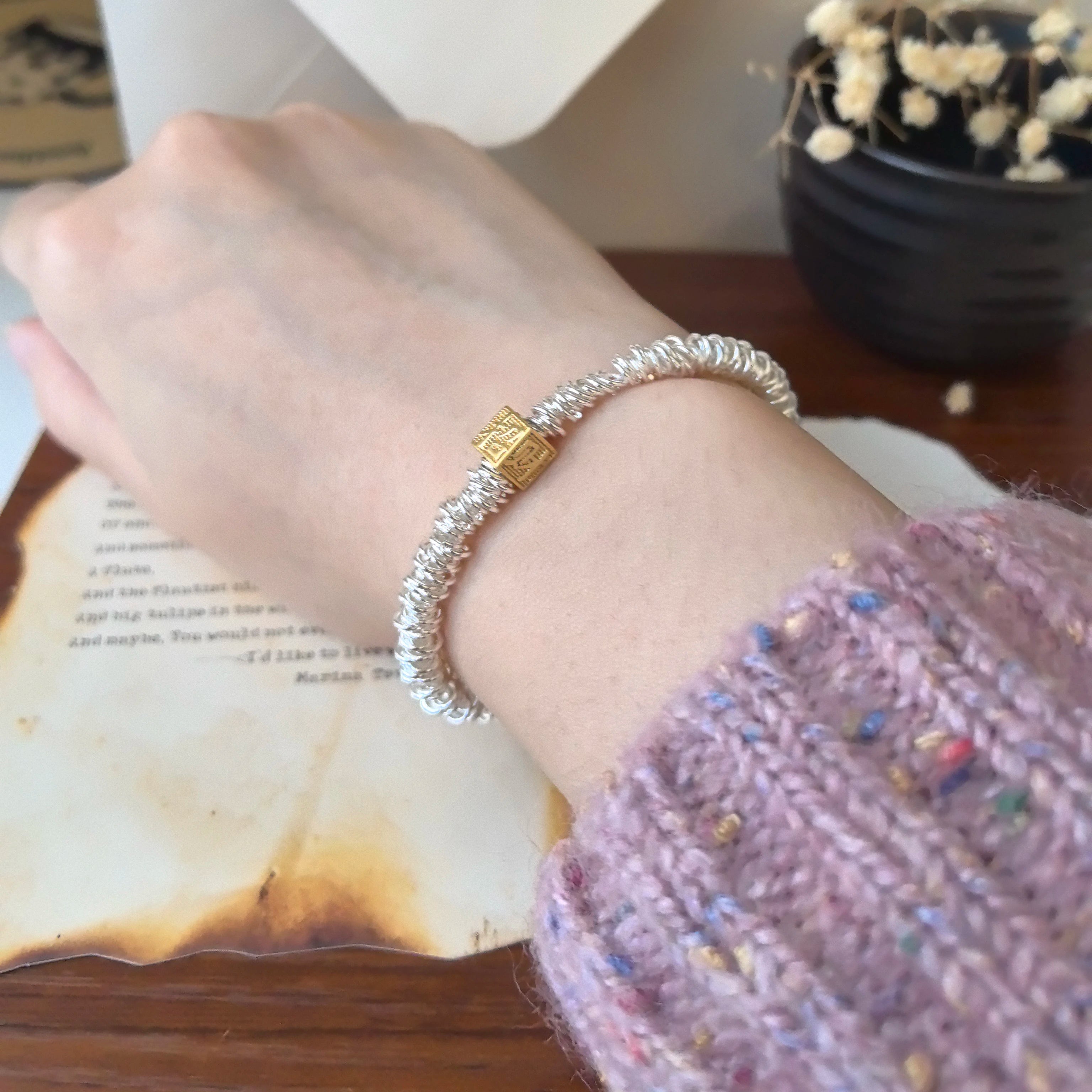 925 Sterling Silver Green Leaf Bracelet | Elegant Nature-Inspired Bangle for Women Girls Fashion Jewelry Gift