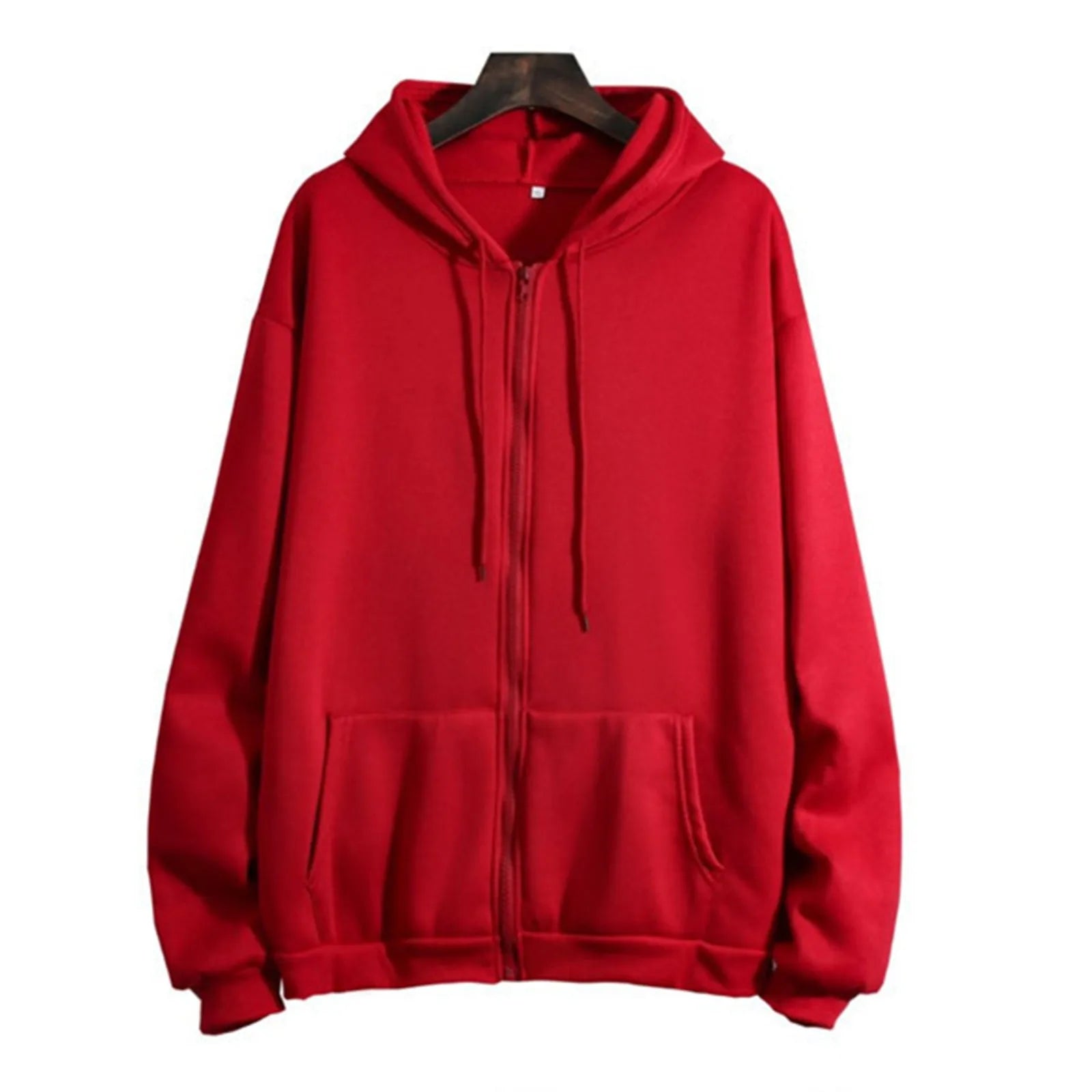 Autumn & Spring Women’s Zip Up Hoodie | Korean Style Casual Drawstring Sweatshirt Cardigan