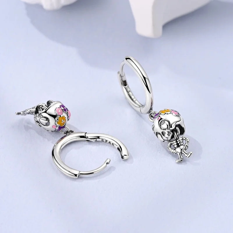 New Original 925 Sterling Silver Sweetheart Bow & Crab Ocean Earrings | Donut Zircon Round Design Women’s Fine Jewelry