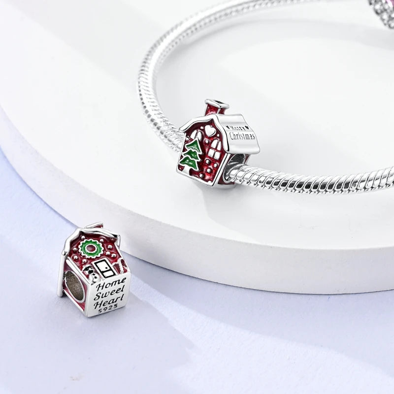 2025 Original 925 Sterling Silver Christmas & Halloween Charms | Santa Claus Snowman Beads Fit Bracelet Pendant Jewelry Gift