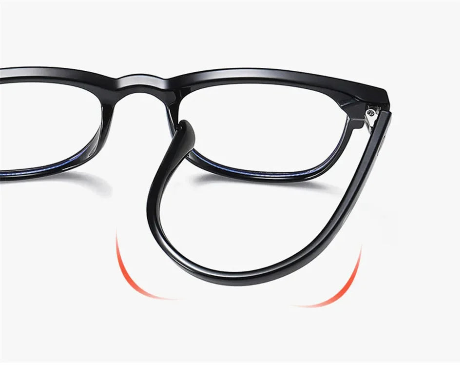 Classic Transparent Computer Glasses Frame – Unisex Anti Blue Light Blocking Glasses | Optical Lenses for Men & Women