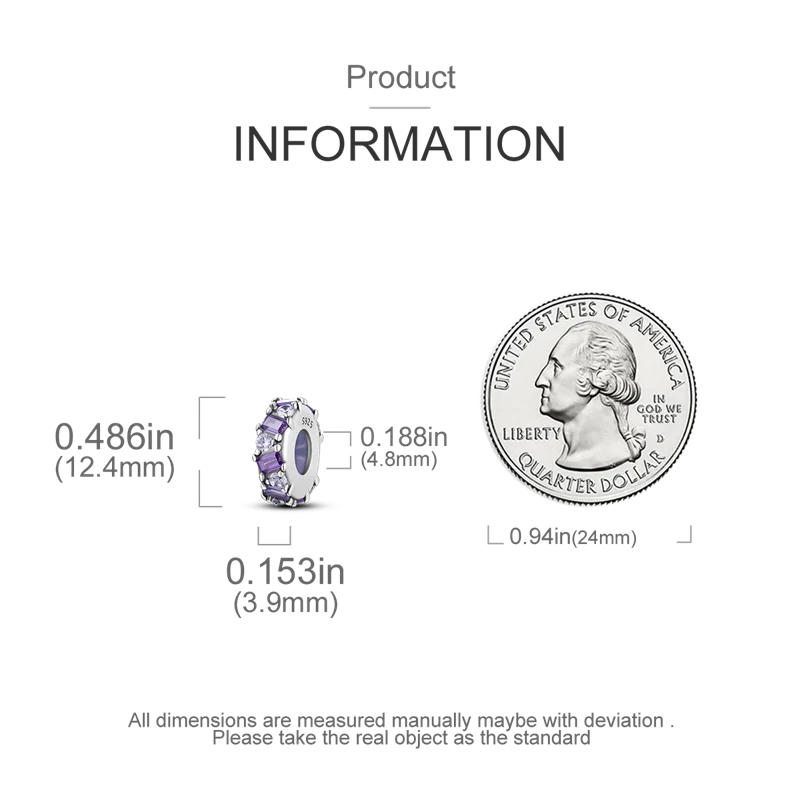 925 Sterling Silver Luminous Butterfly Star Moon Charm Bead | Round Clasp Bead for 3mm DIY Bracelet Jewelry Gift