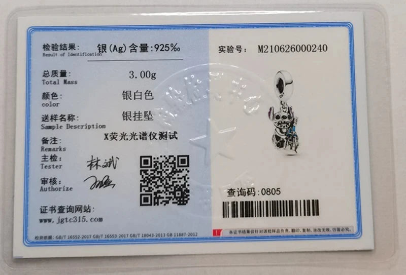 100% 925 Sterling Silver Disney Star Wars Charm Beads – DIY Bracelet Jewelry for Women