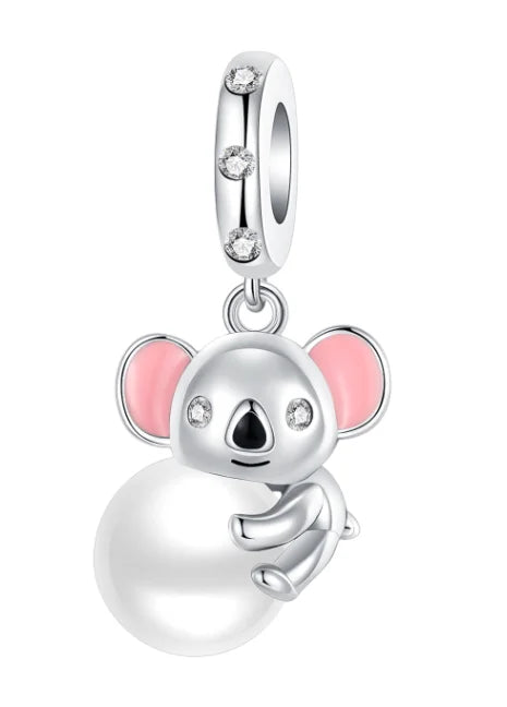 925 Sterling Silver Animal Charms | Bear, Rabbit, Dog, Panda, Elephant & Pig Beads Fit Original Bracelet DIY Jewelry Gift