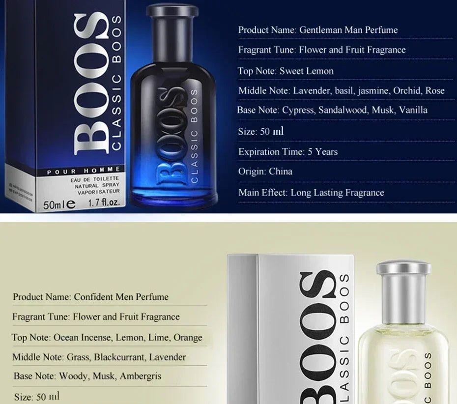 Hot Sale Men’s Perfume – Self-Confidence Cologne | Fresh Temptation Gentleman Fragrance Atomizer