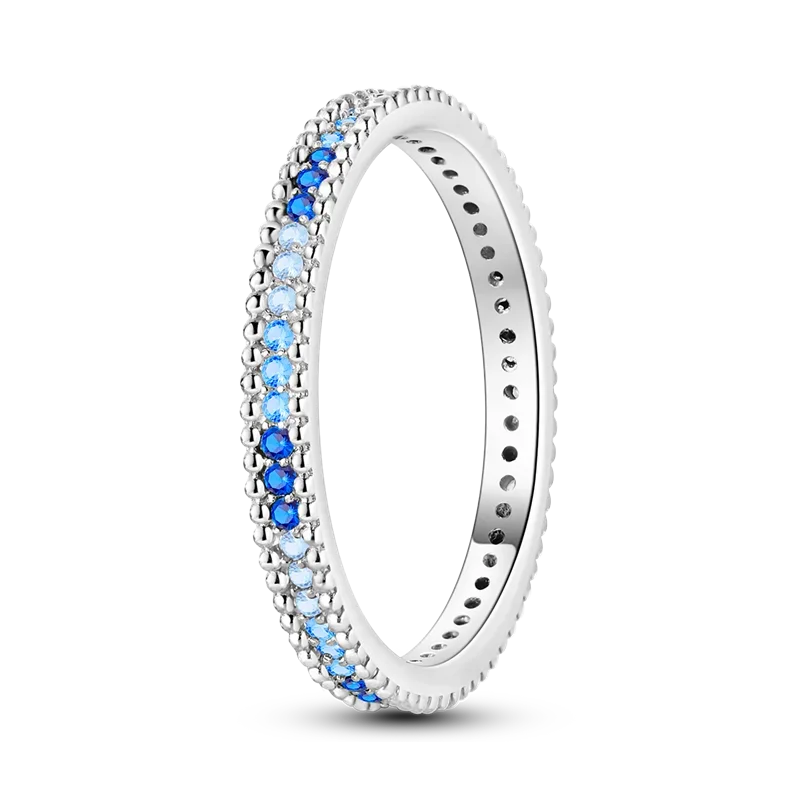 925 Sterling Silver Eternal Love Dewdrop Firefly Glow-in-the-Dark Ring for Women | Fashion Engagement & Wedding Jewelry