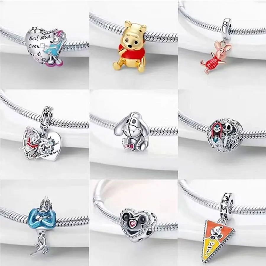 Harry Potter 925 Sterling Silver Charm Beads | Fit Pandora Bracelet | Women’s Fashion Gift