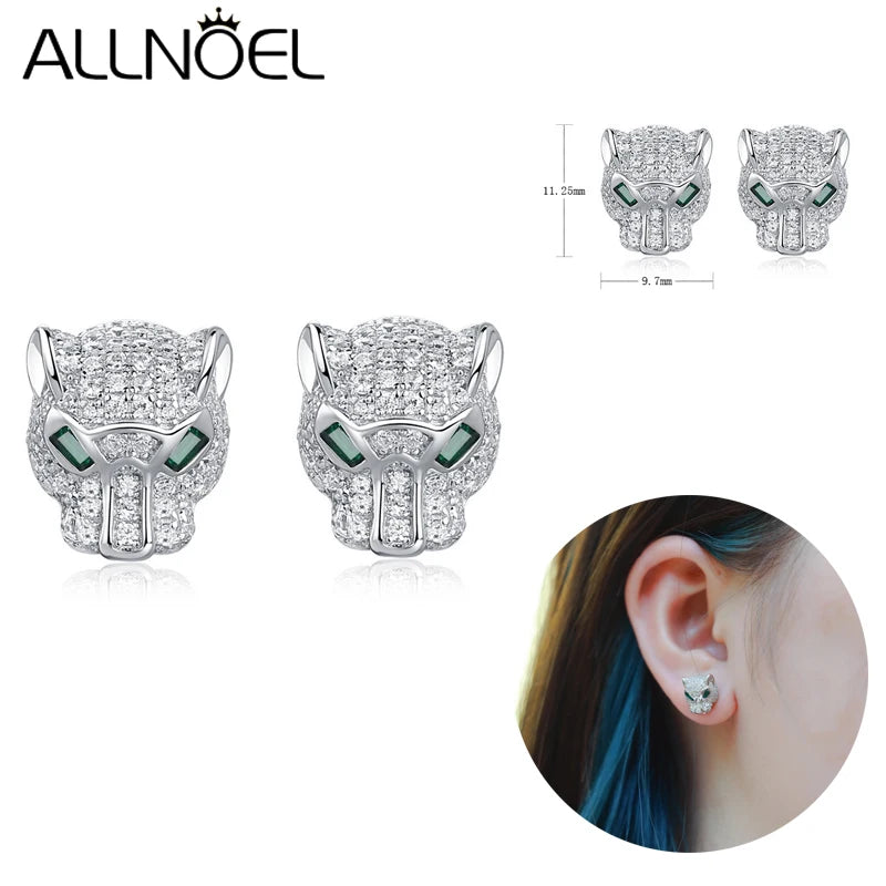 ALLNOEL 925 Sterling Silver Animal Hip Hop Bracelet | Women’s Shining Cubic Zirconia Fashion Jewelry Gift