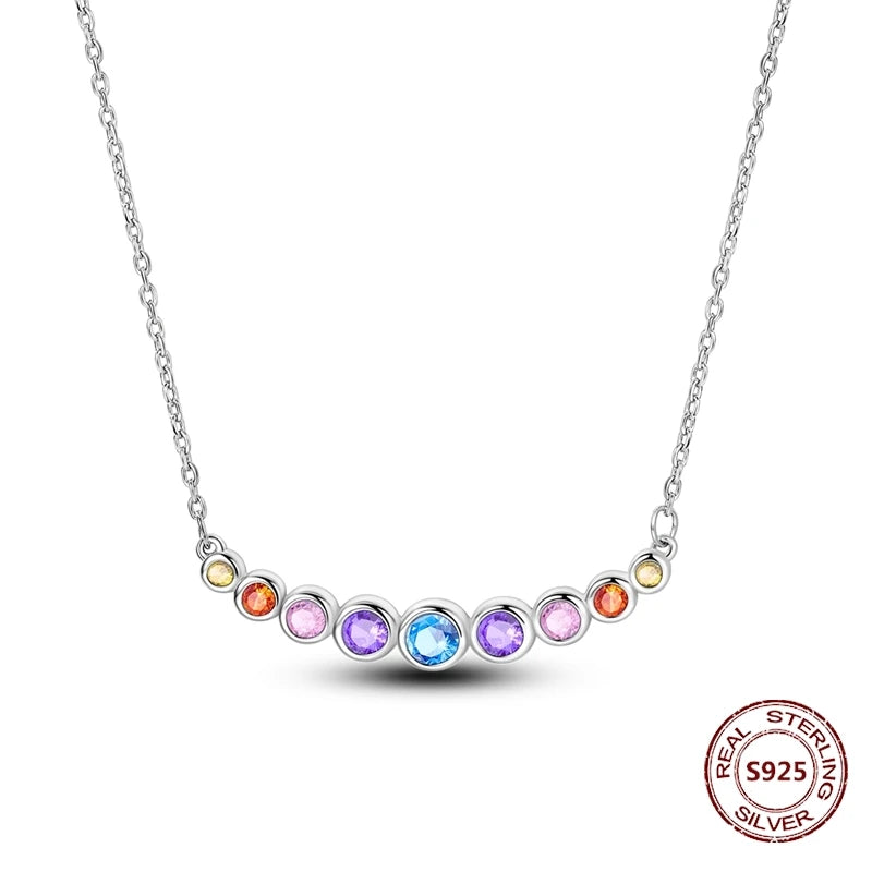 Heart to Heart Necklace 925 Sterling Silver Love Pendant Chain for Women – Wedding & Engagement Fine Jewelry