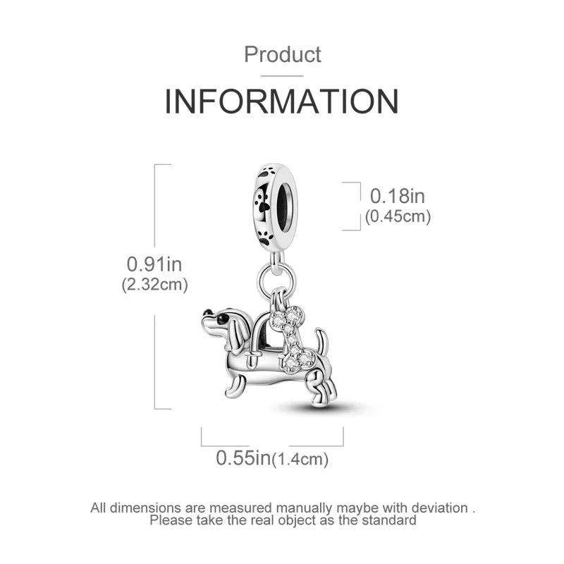 Animal Series 🦊🐘 925 Silver Charms | Horse, Fox, Llama, Snake & More