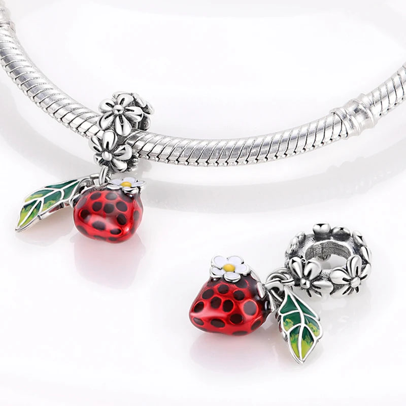 925 Sterling Silver Disney Green Lizard Charm | Fits Original Bracelet & Necklace Women Luxury DIY Jewelry Gift