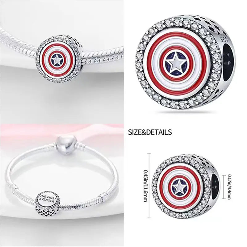 2025 S925 Sterling Silver Spider Man Crown Snake Bone Bracelet | Fashion DIY Jewelry Gift for Women